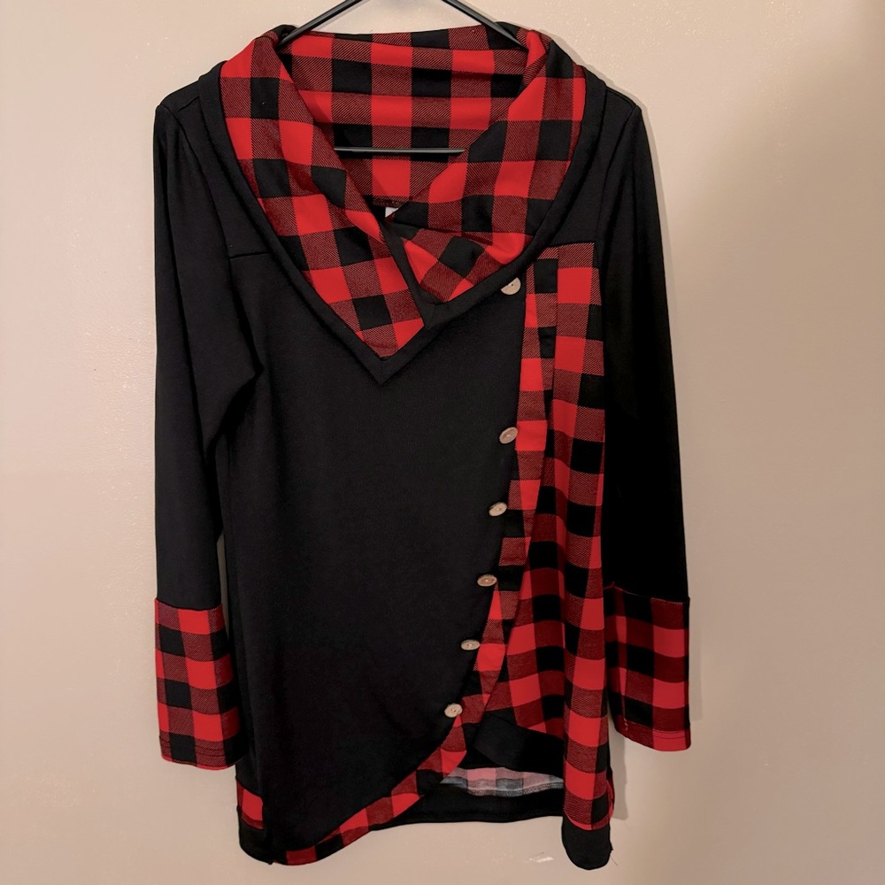 Cowl neck top